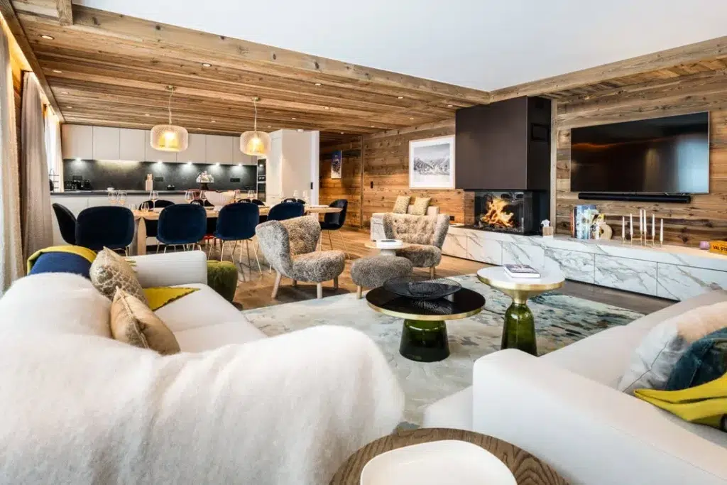 Chalet de luxe avec vue montagne