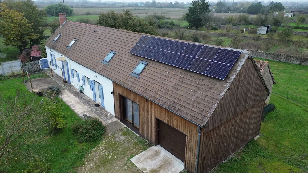 Installation de 3 kWc à Bessais-le-Fromental (18)