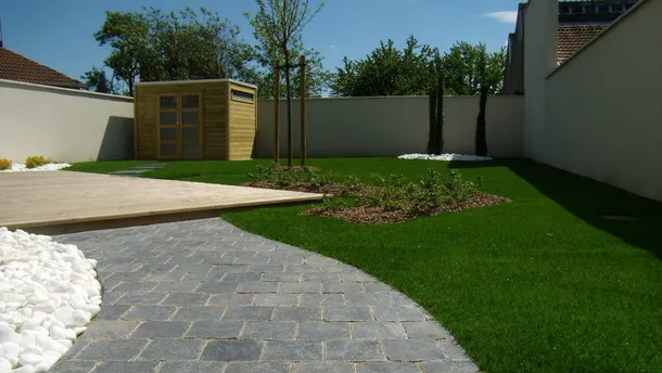 Jardin paysager aménagé par Messogeon